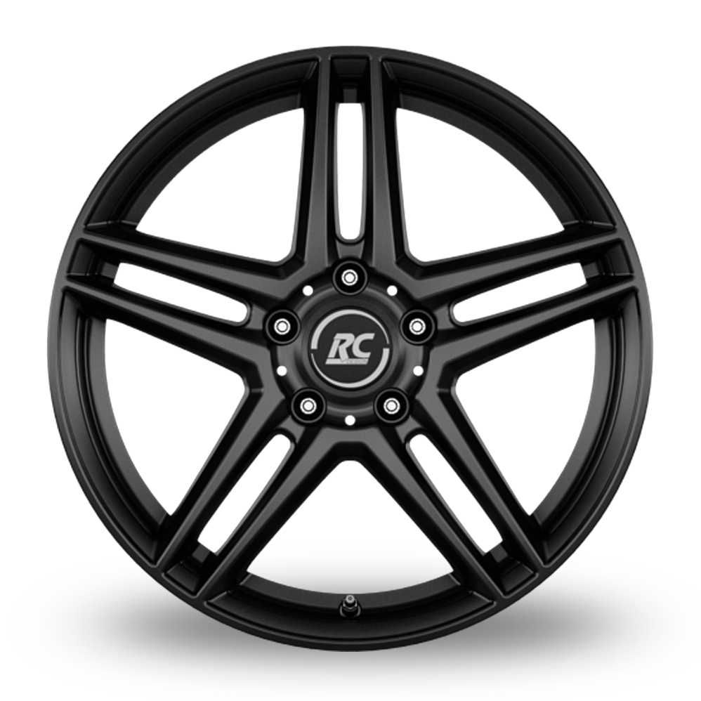 17" RC Design RCD17 Satin Black Alloy Wheels