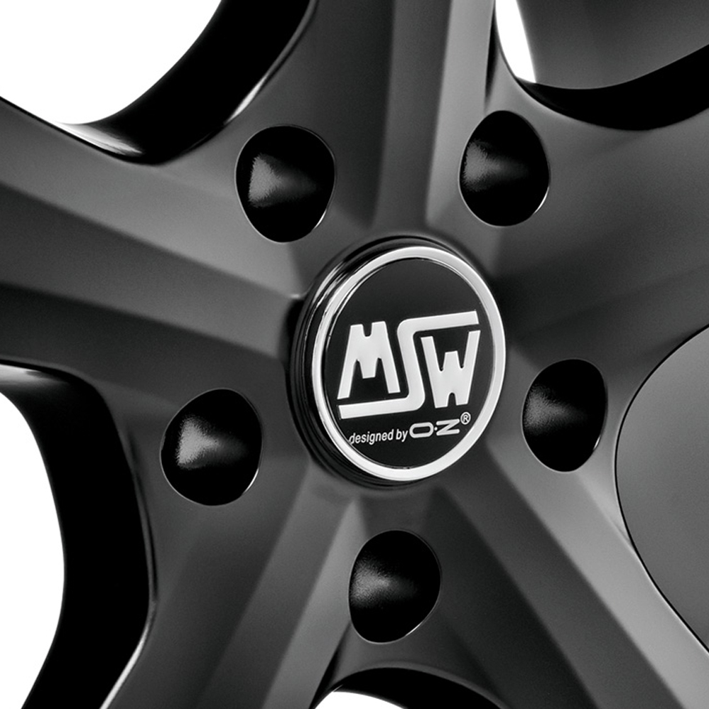 16" MSW (by OZ) 19 VAN Matt Black Alloy Wheels