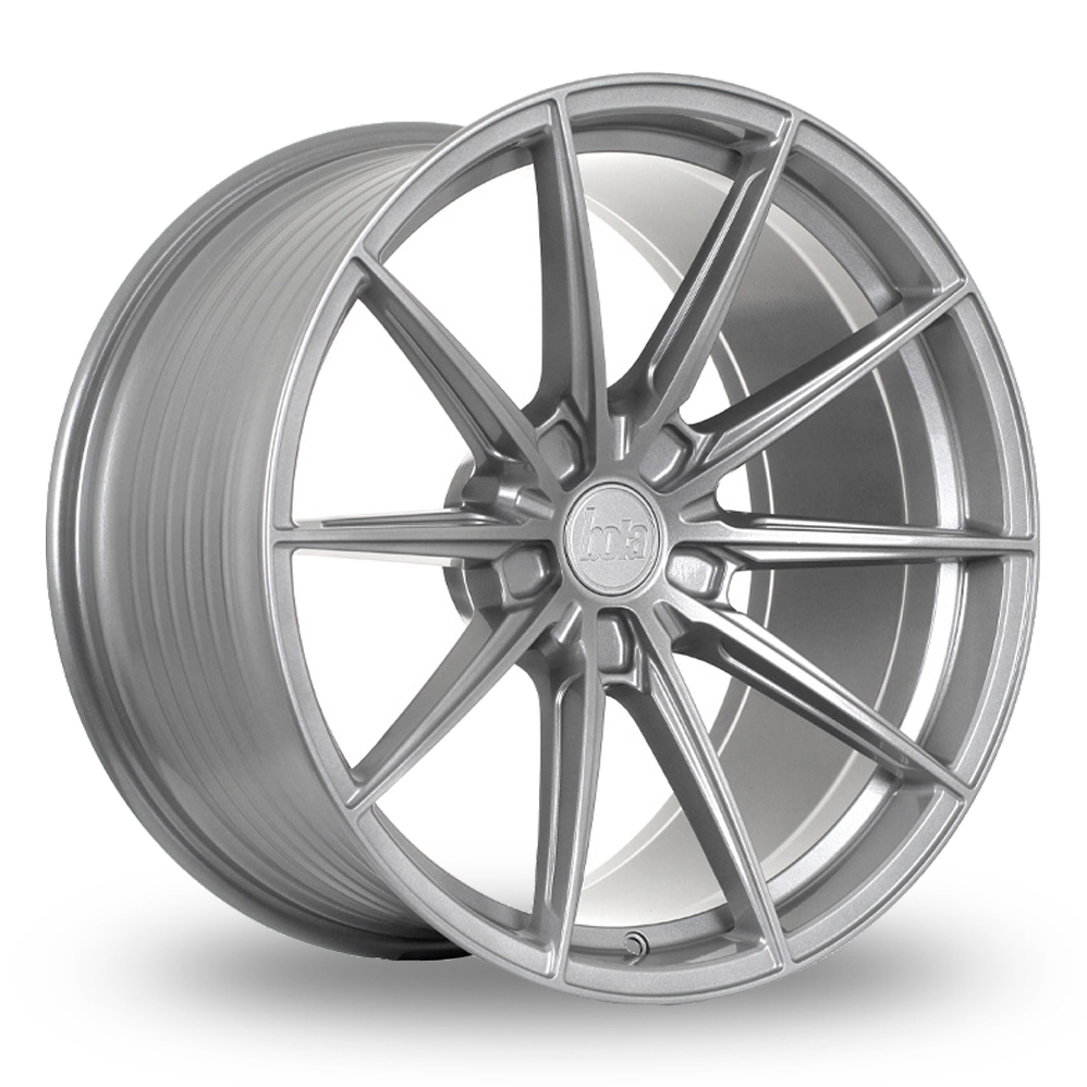 9x20 5x112 ET15-50 Bola FLK (Crystal Silver) (76.0cb) (900kg Load) (11.9kg Weight) (TW) Alloy Wheels