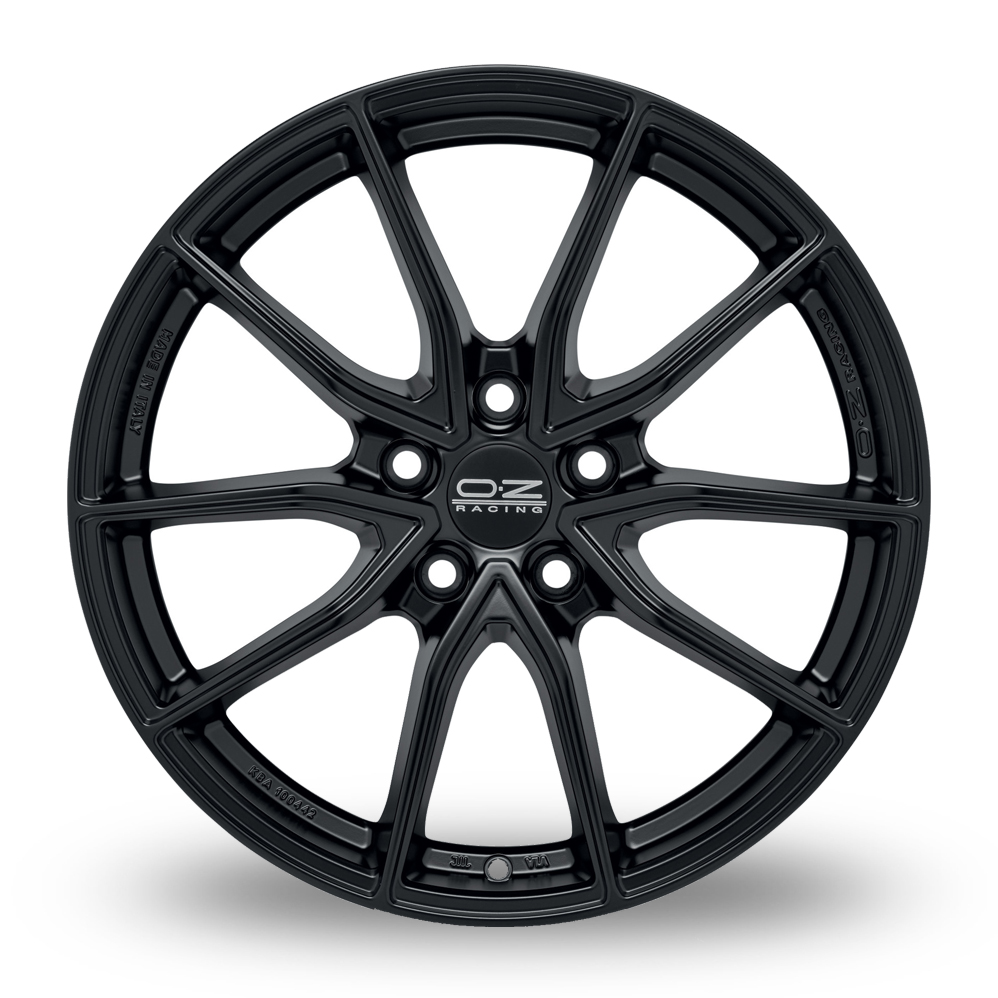 18" OZ Racing Super Sport Matt Black Alloy Wheels