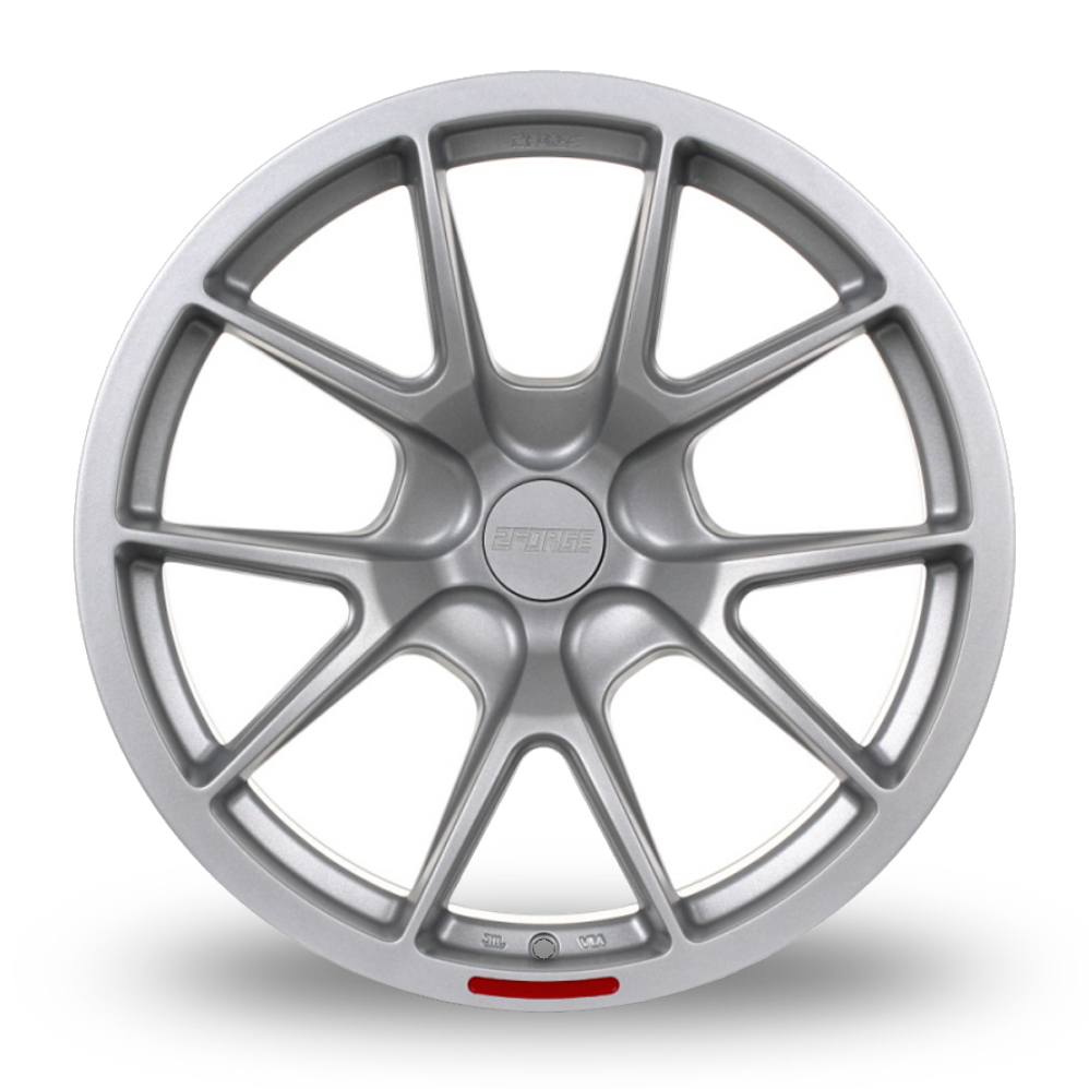 17" 2FORGE ZF9 Matt Silver Alloy Wheels
