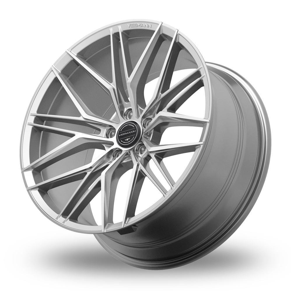 19" VEEMANN MF-Z7 Silver Machined Alloy Wheels