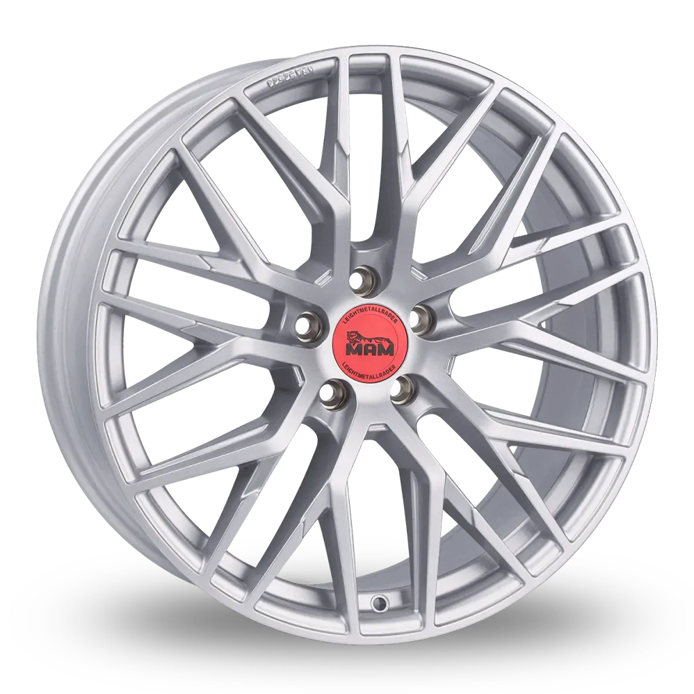 MAM RS4 Matt Silver Alloy Wheels