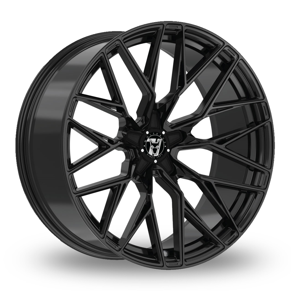 Wolfrace 71 Wolfsburg GTR Racing Black Alloy Wheels