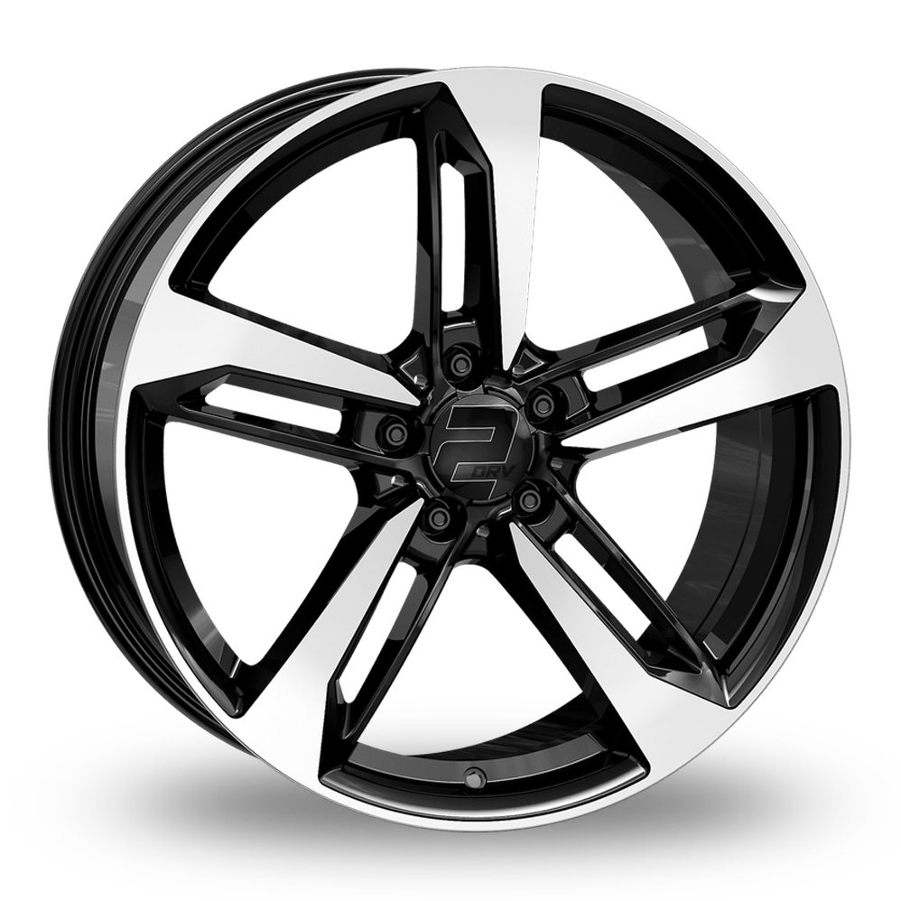 2DRV WH36 Black Machined Alloy Wheels