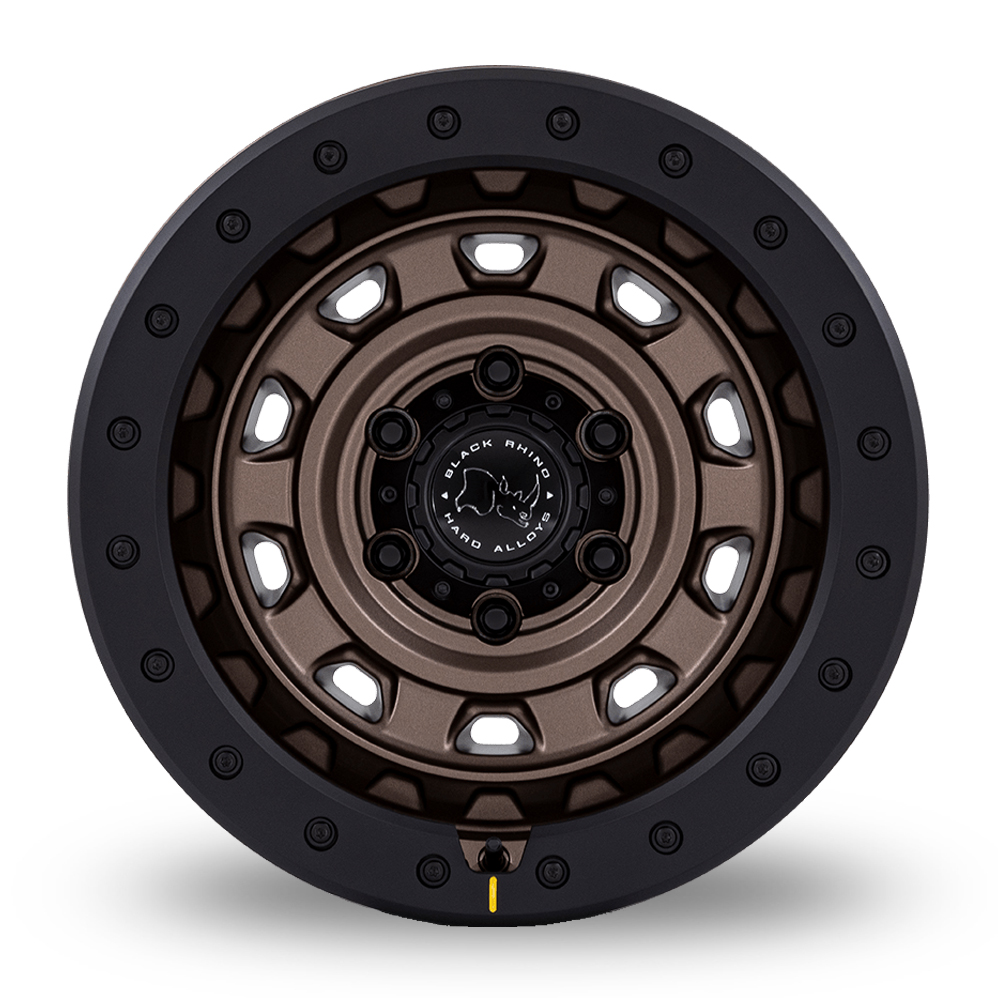 17" Black Rhino BR023 Xplorer (USA Warehouse) Burnt Bronze With Matte Black Lip Alloy Wheels