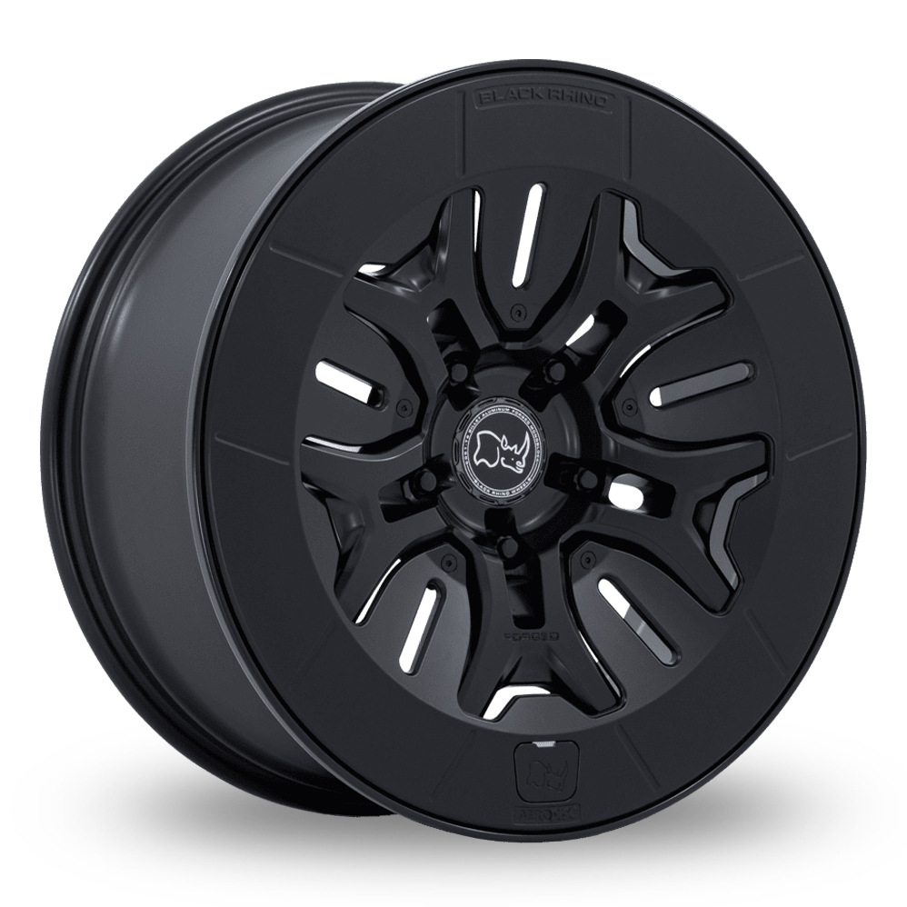 Black Rhino BR406 Rockledge (USA Warehouse) Matt Black Alloy Wheels
