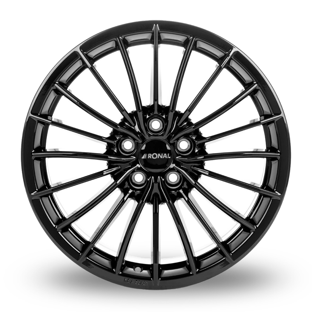 18" Ronal R68 Matt Black Alloy Wheels