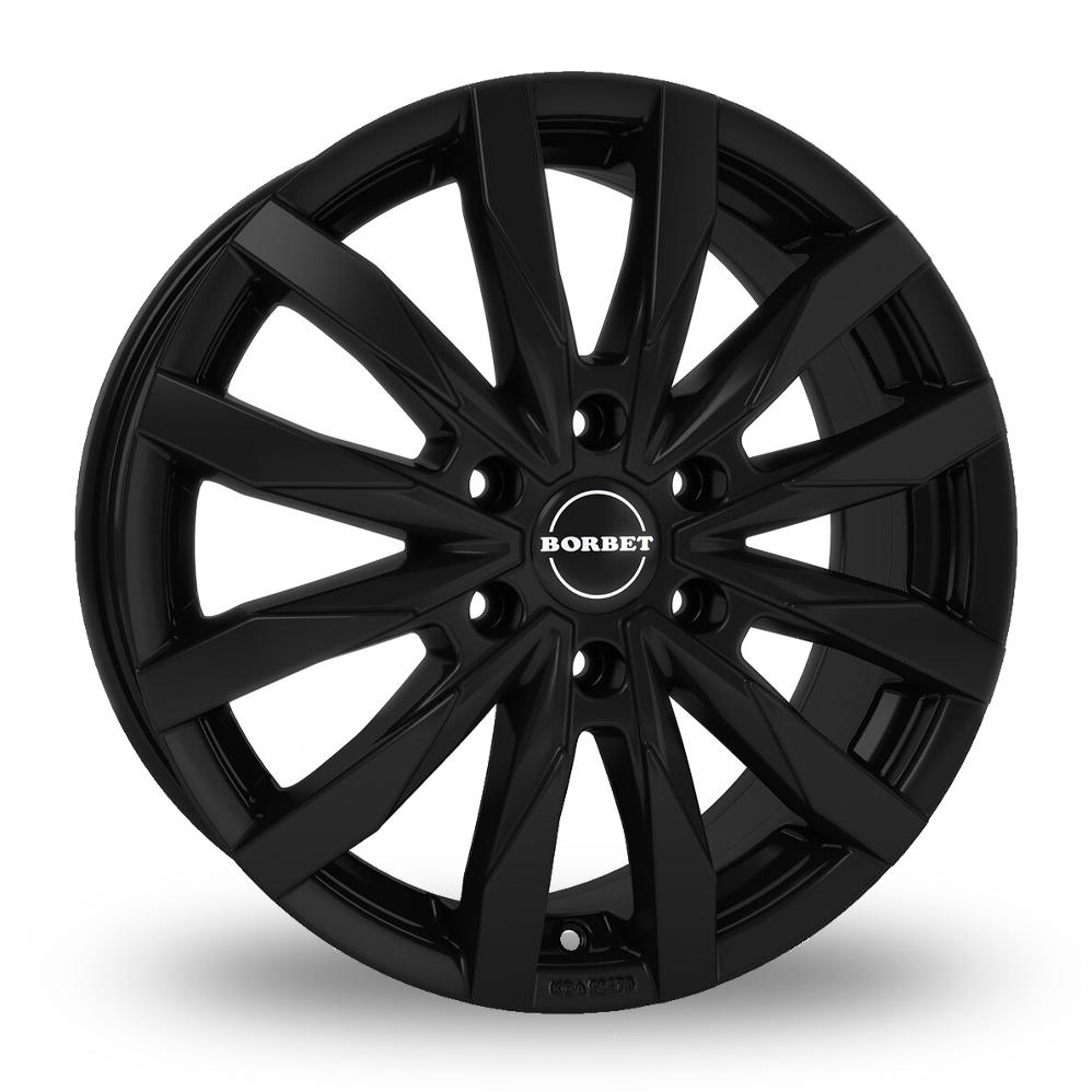 Borbet CW6 Matt Black Alloy Wheels