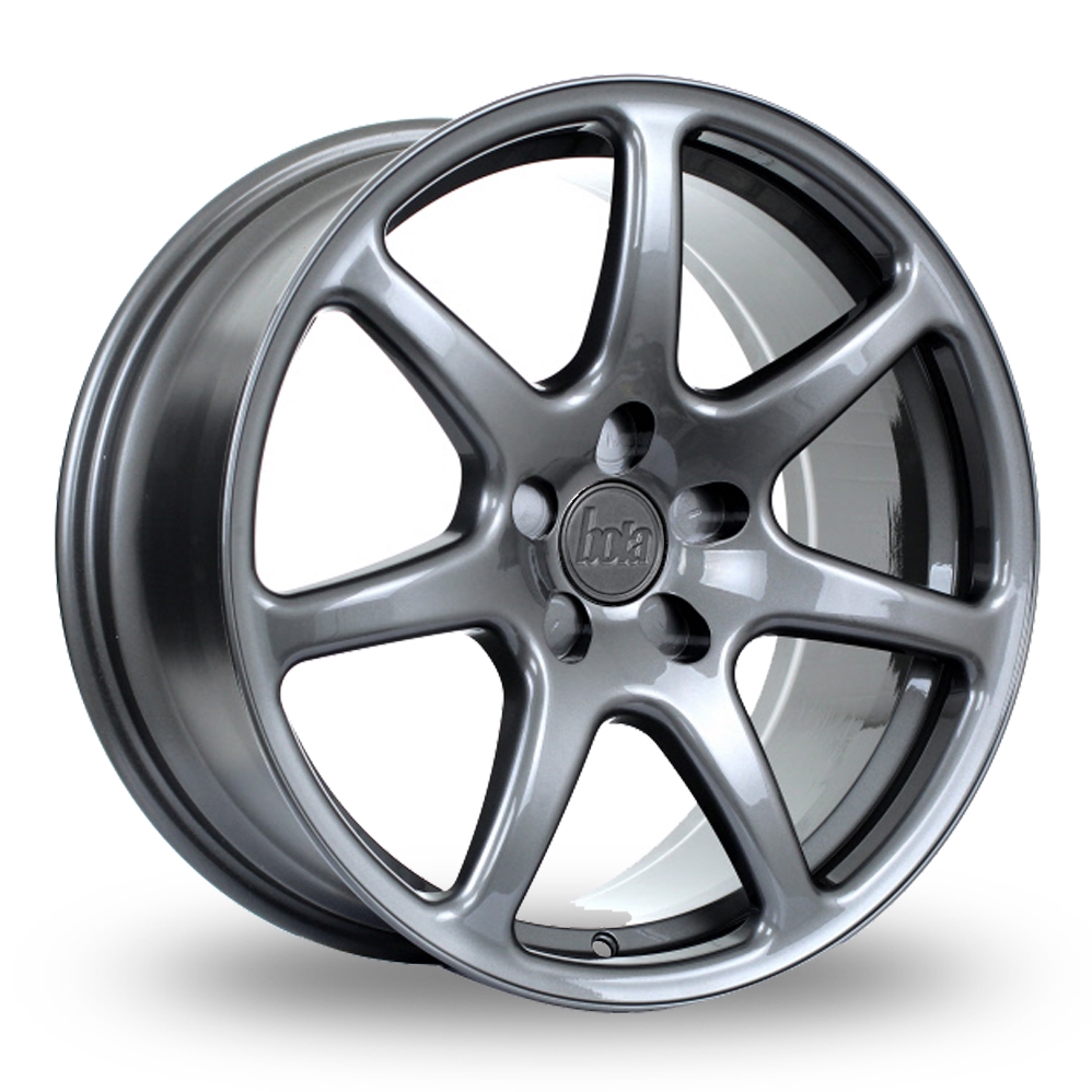 Bola B7 Gloss Gunmetal Alloy Wheels