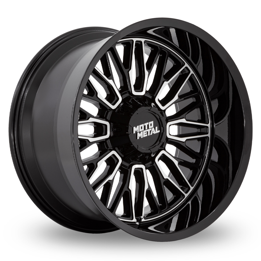 Moto Metal MO809 Stinger (USA Warehouse) Gloss Black Machined Alloy Wheels