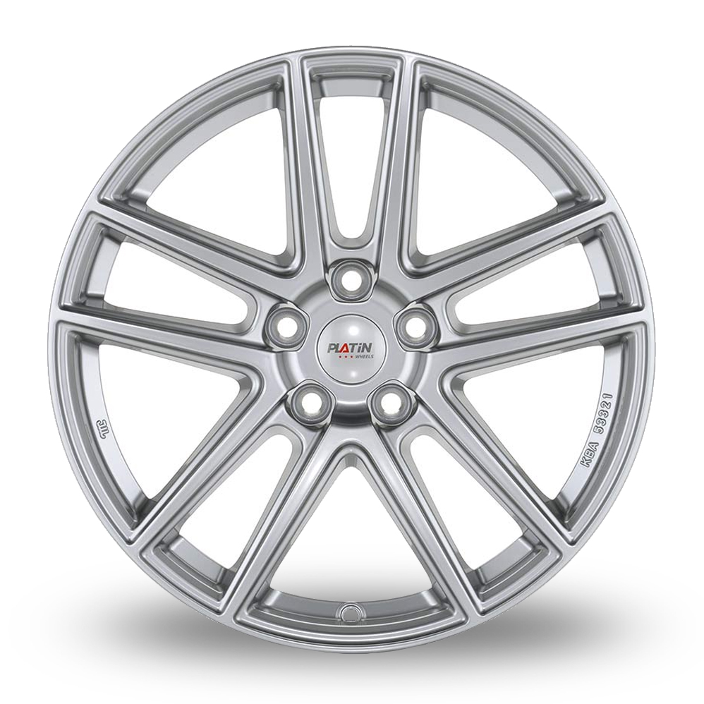 19" Platin P 73 Metal Silver Alloy Wheels
