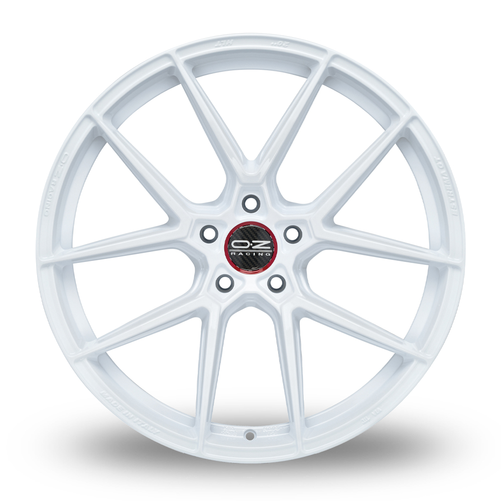 21" OZ Racing Estrema GT HLT White Alloy Wheels