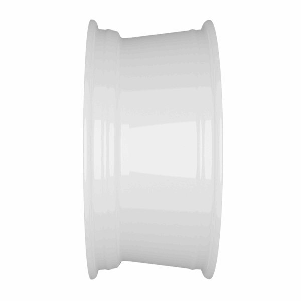 18" Fox Racing PF5 White Alloy Wheels