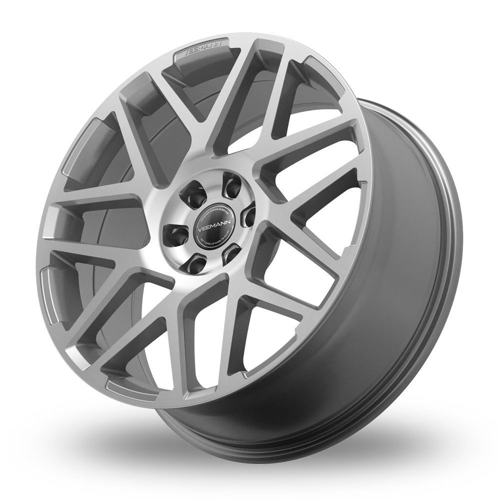 20" VEEMANN LS-Z1 Silver Machined Alloy Wheels