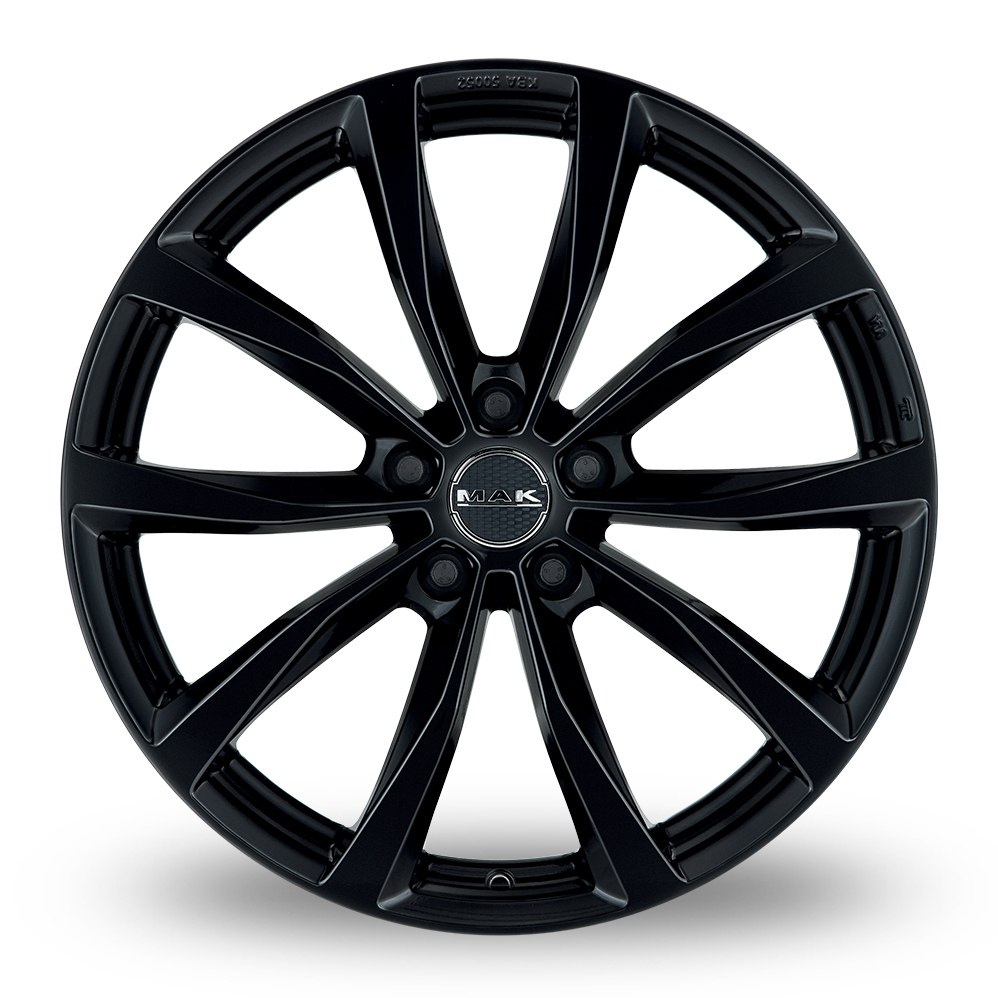 17" MAK Wolf Gloss Black Alloy Wheels