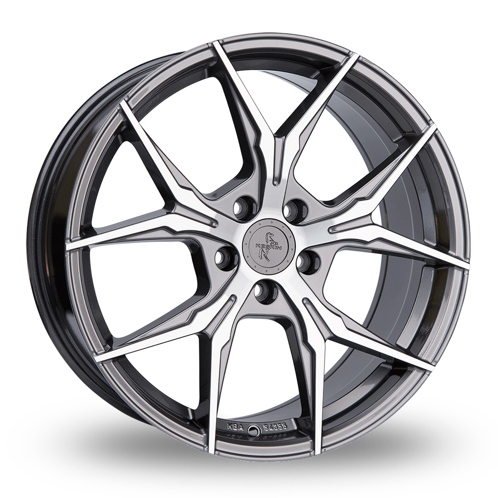 Keskin Tuning KT19N Palladium Polished Alloy Wheels