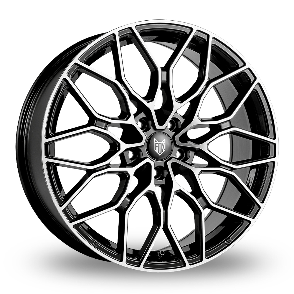 Fox Racing FX9 Gloss Black Polished Alloy Wheels