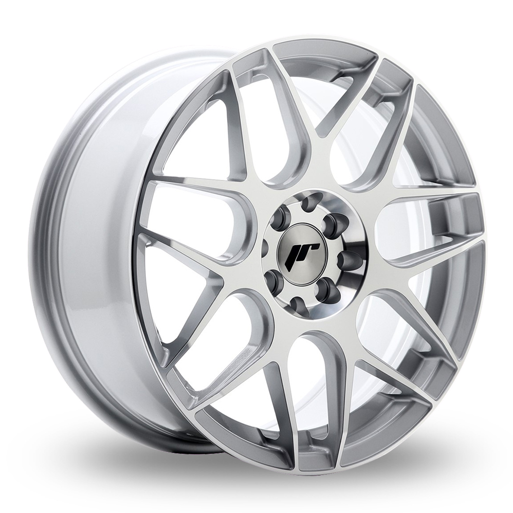 Japan Racing JR18 (7x16) (Custom Fitment) Silver Machined Face Alloy Wheels
