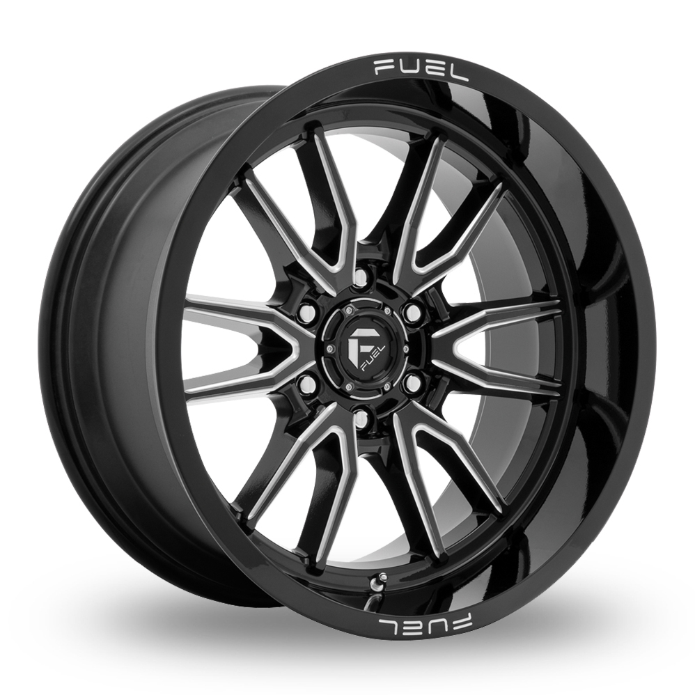 Fuel Off-Road D761 Clash (USA Warehouse) Gloss Black Milled Alloy Wheels