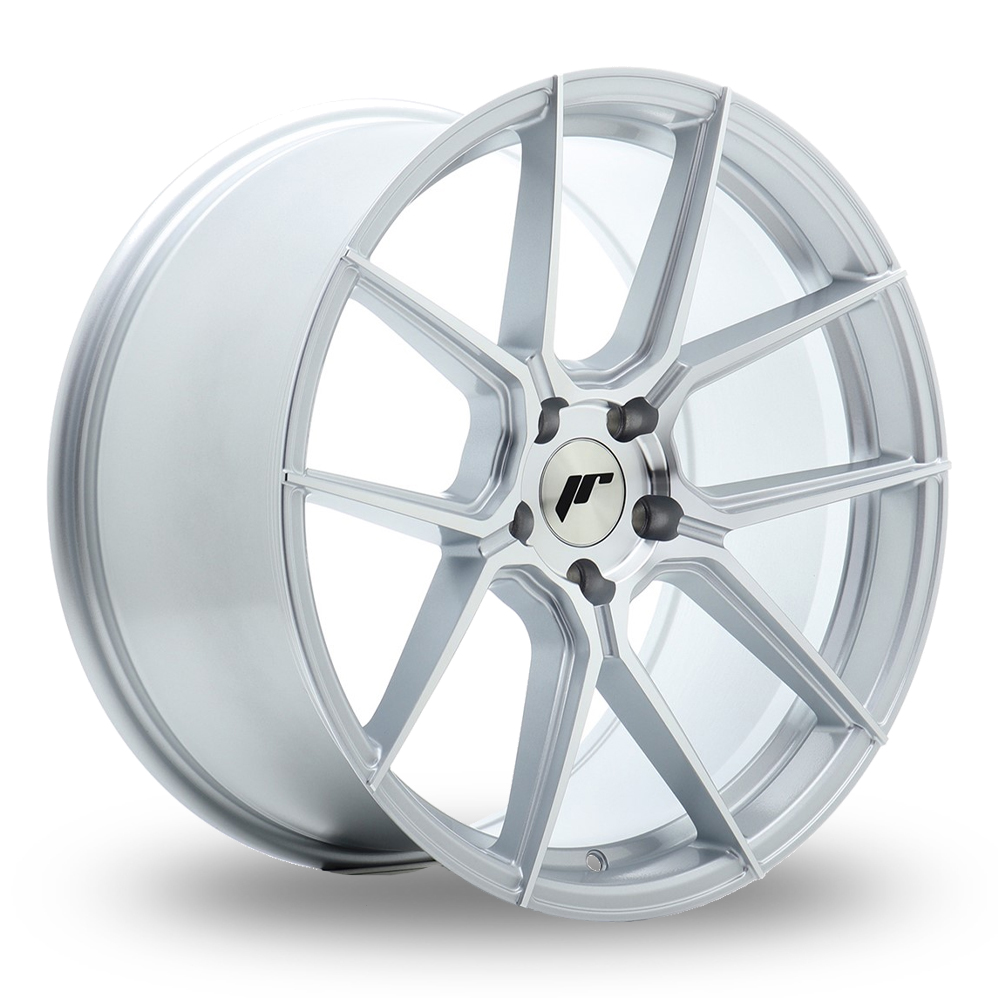Japan Racing JR30 (9.5x19) Silver Machined Face Alloy Wheels