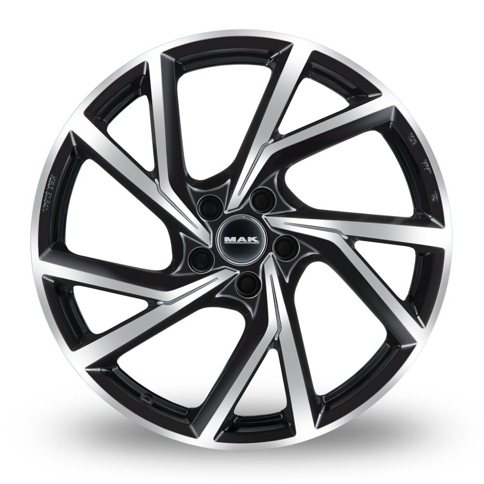 18" MAK Kassel Black Mirror Alloy Wheels