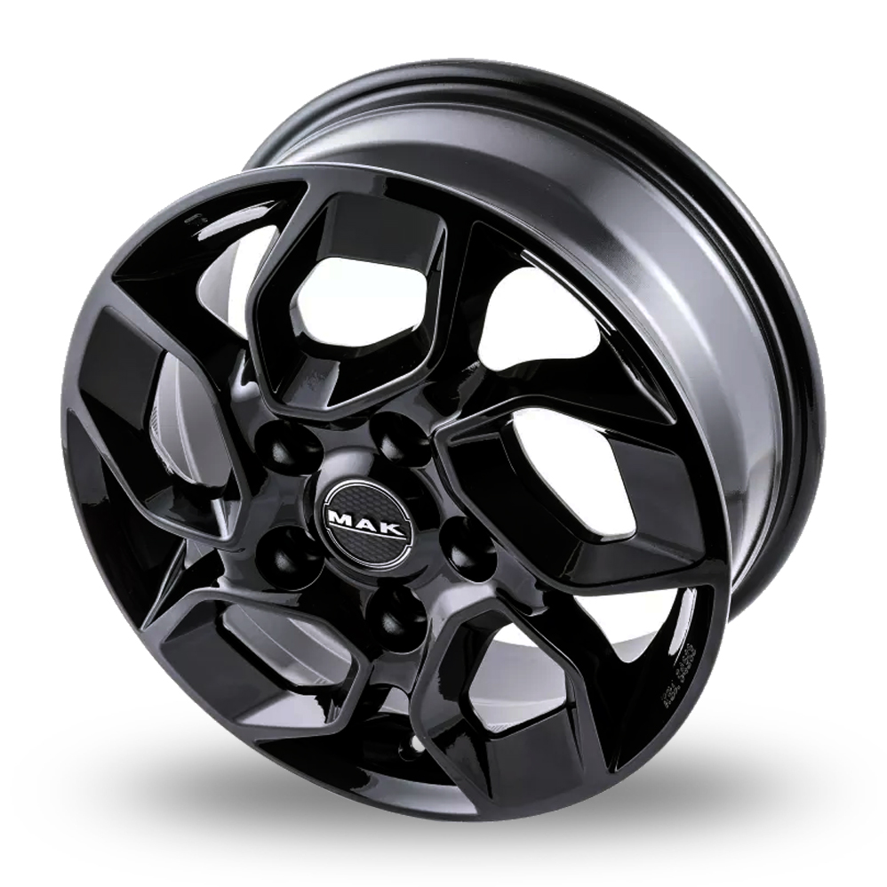 16" MAK Express Gloss Black Alloy Wheels