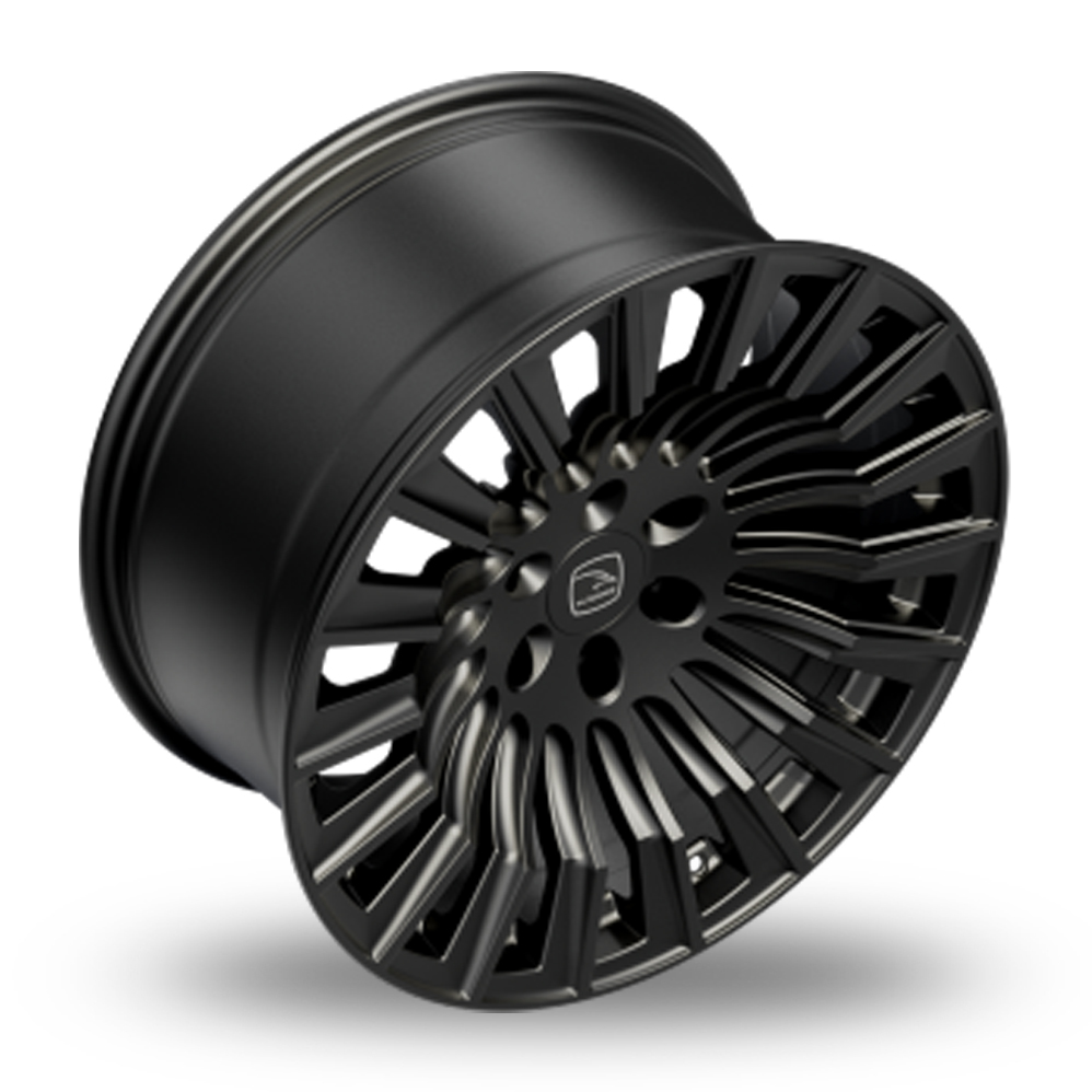 20" Hawke Denali XXC Matt Black Alloy Wheels