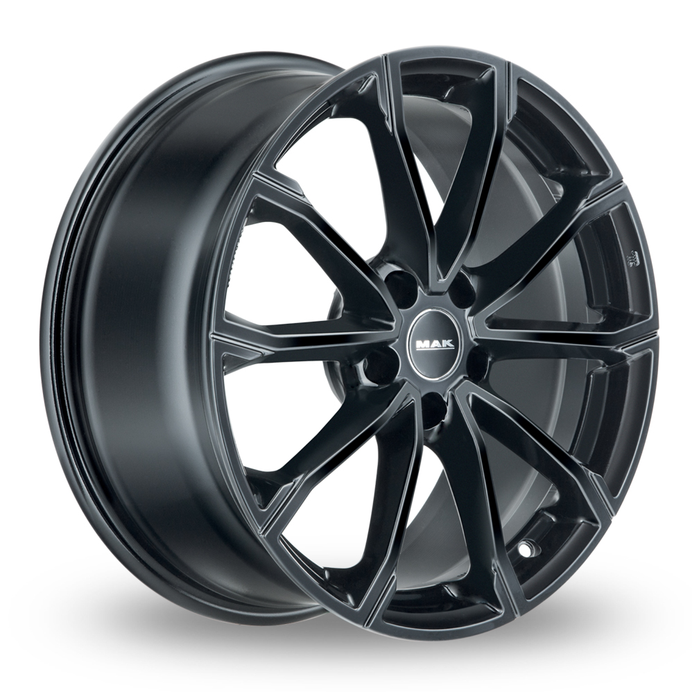 16" MAK Davinci Gloss Black Alloy Wheels