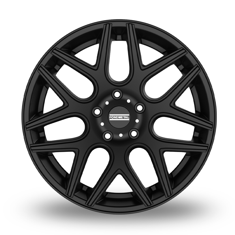 20" Fondmetal Moros Matt Black Alloy Wheels