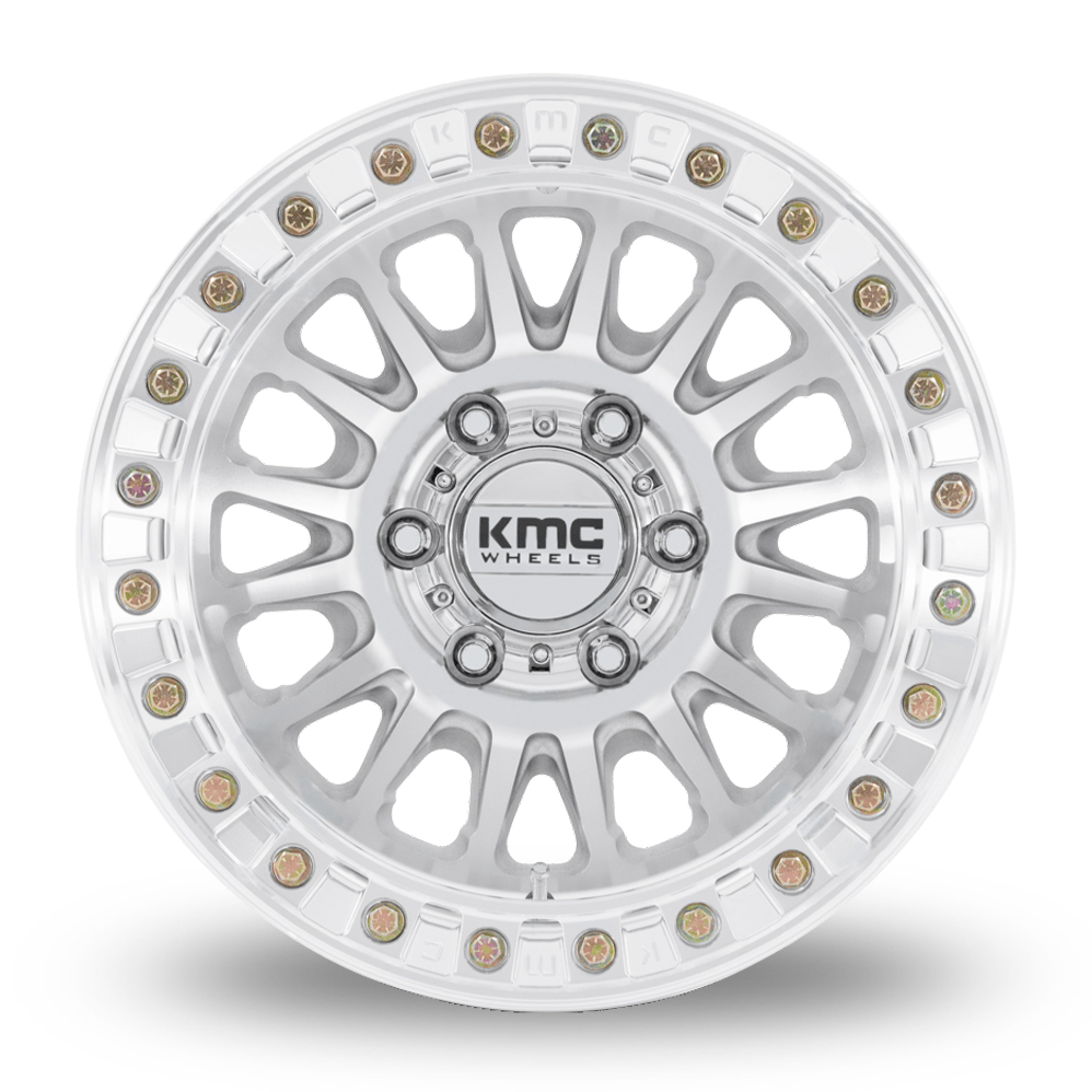 17" KMC KM239 Impact Beadlock Machined Alloy Wheels