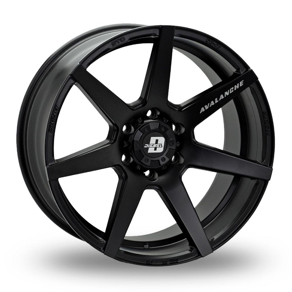 18" Diesel Avalanche Gloss Black Alloy Wheels