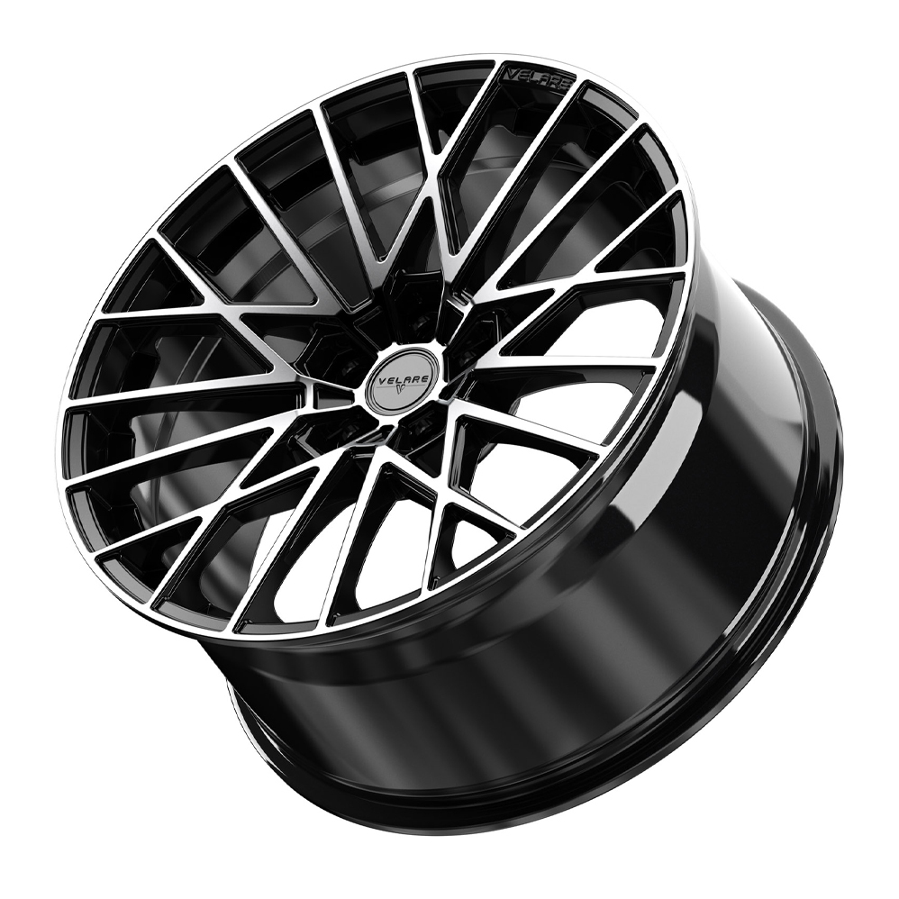 20" Velare VLR07 Gloss Black Machined Alloy Wheels