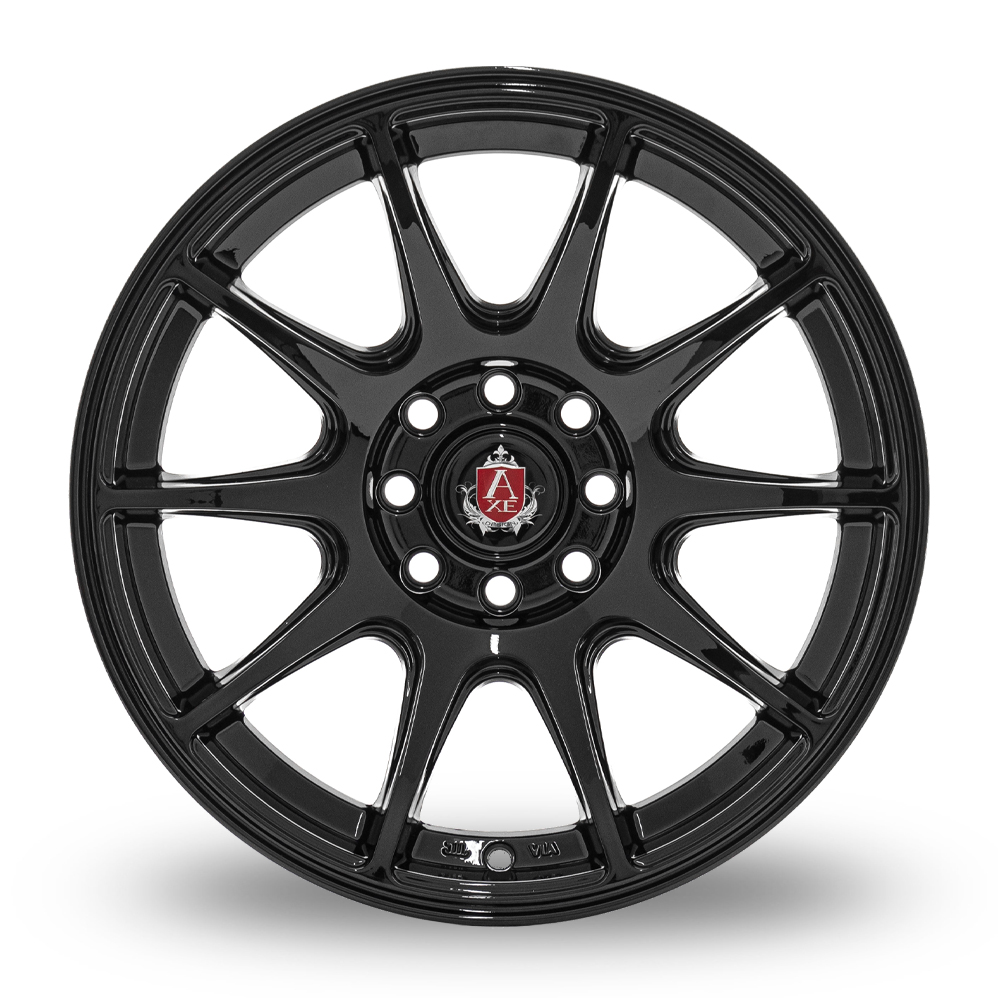 15" Axe EX8 Gloss Black Alloy Wheels
