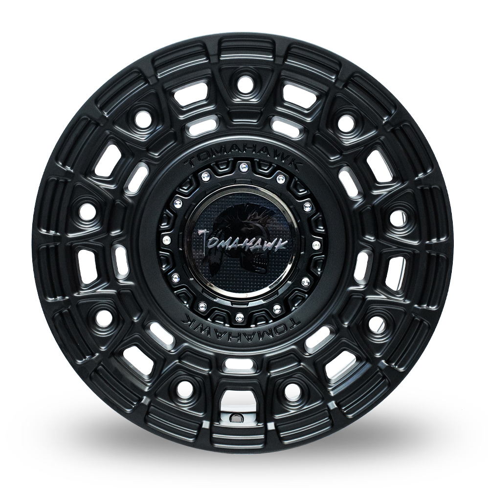 17" Tomahawk Yakama Matt Black Alloy Wheels