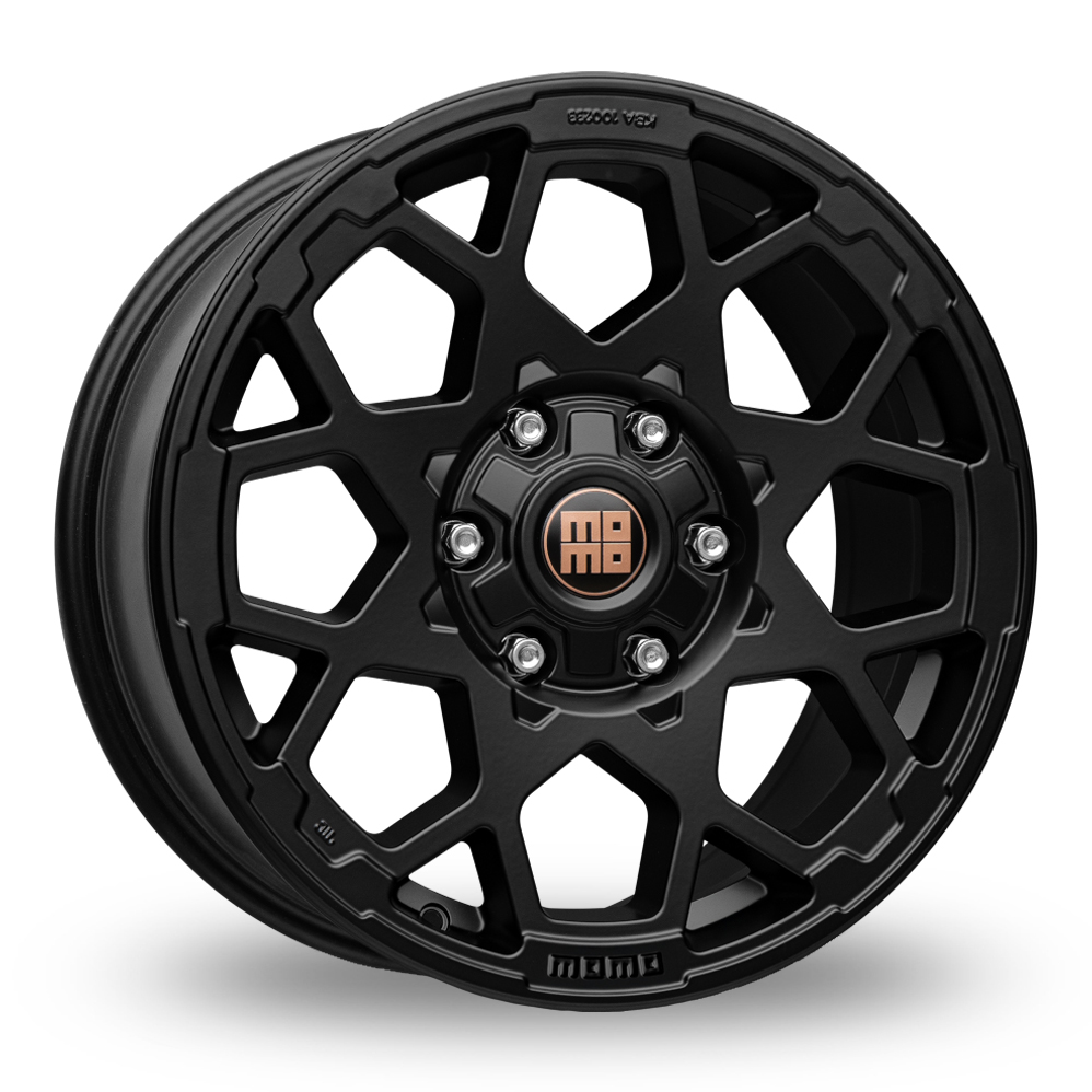 Momo Heavy Duty Matt Black Alloy Wheels