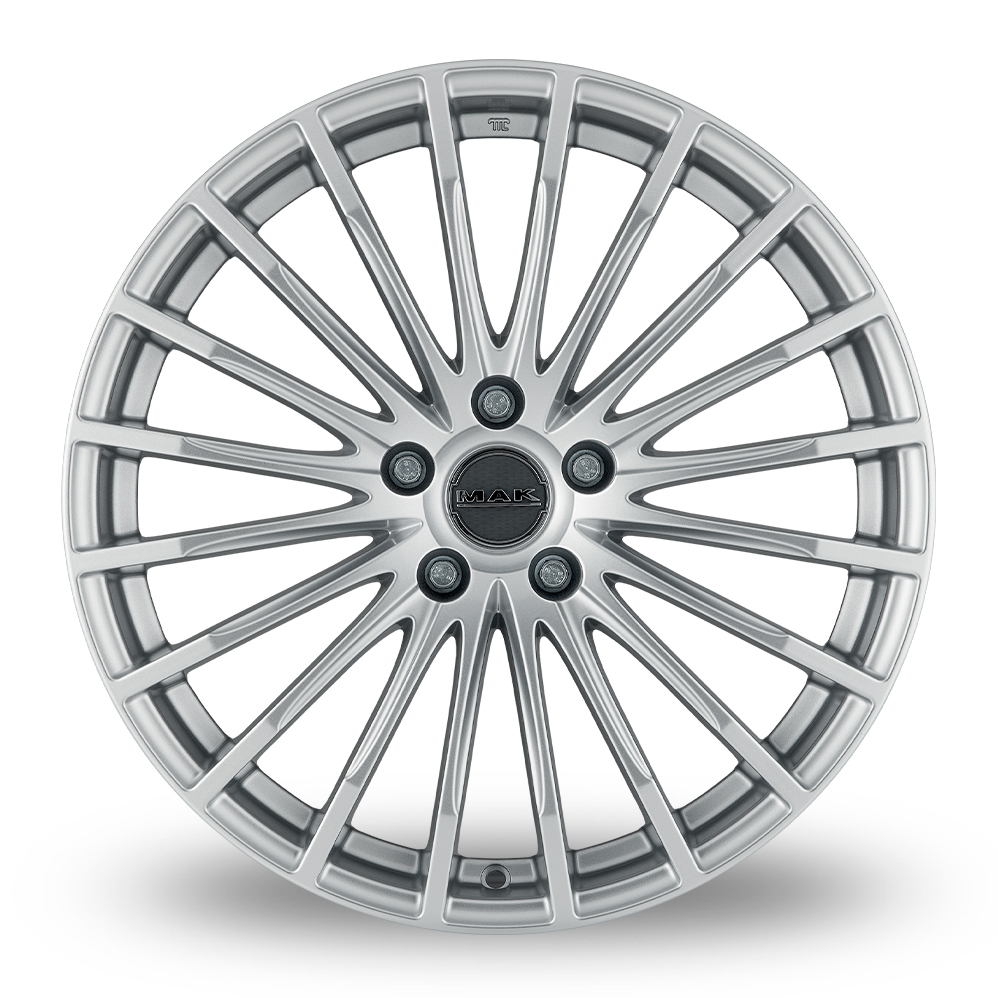 17" MAK Fatale Silver Alloy Wheels