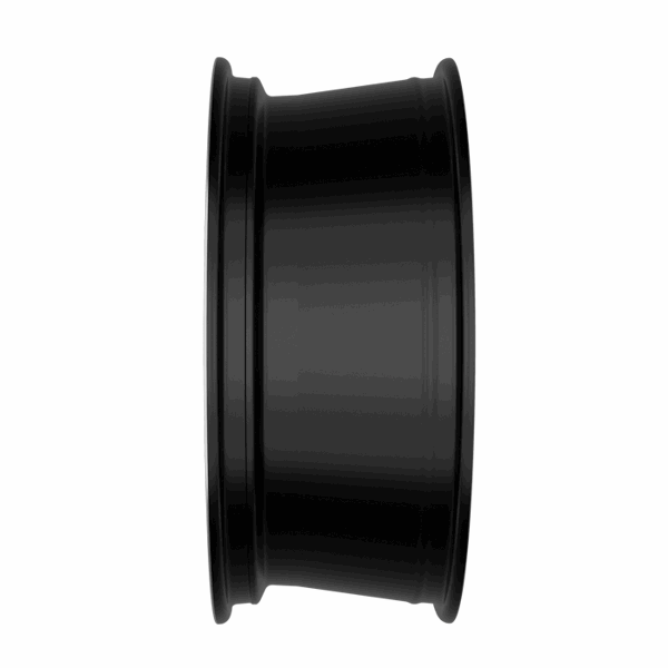 17" Fox Racing VR4 Satin Black Polished Lip Alloy Wheels