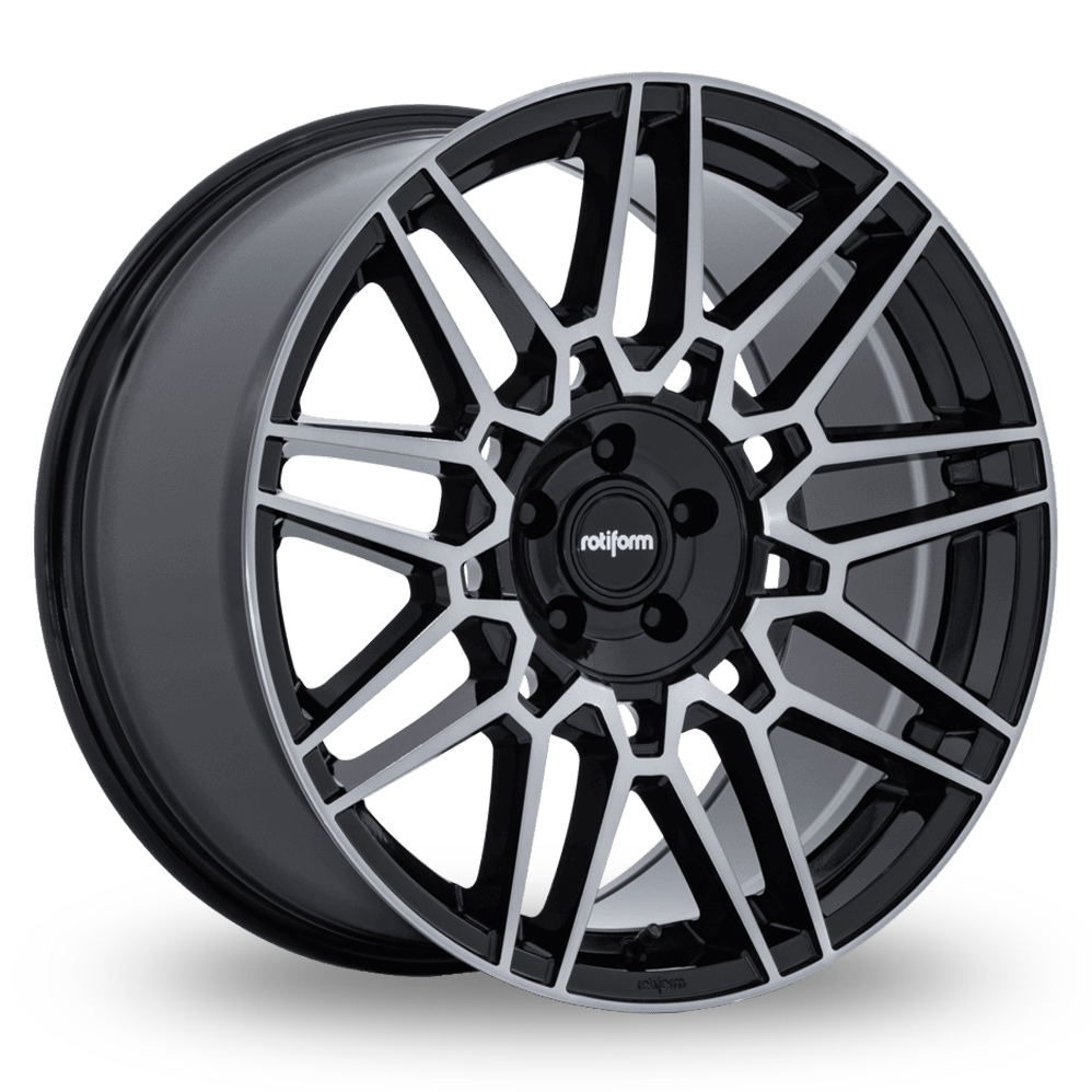 Rotiform RC215 TDX (USA Warehouse) Gloss Black Double Dark Tint Alloy Wheels
