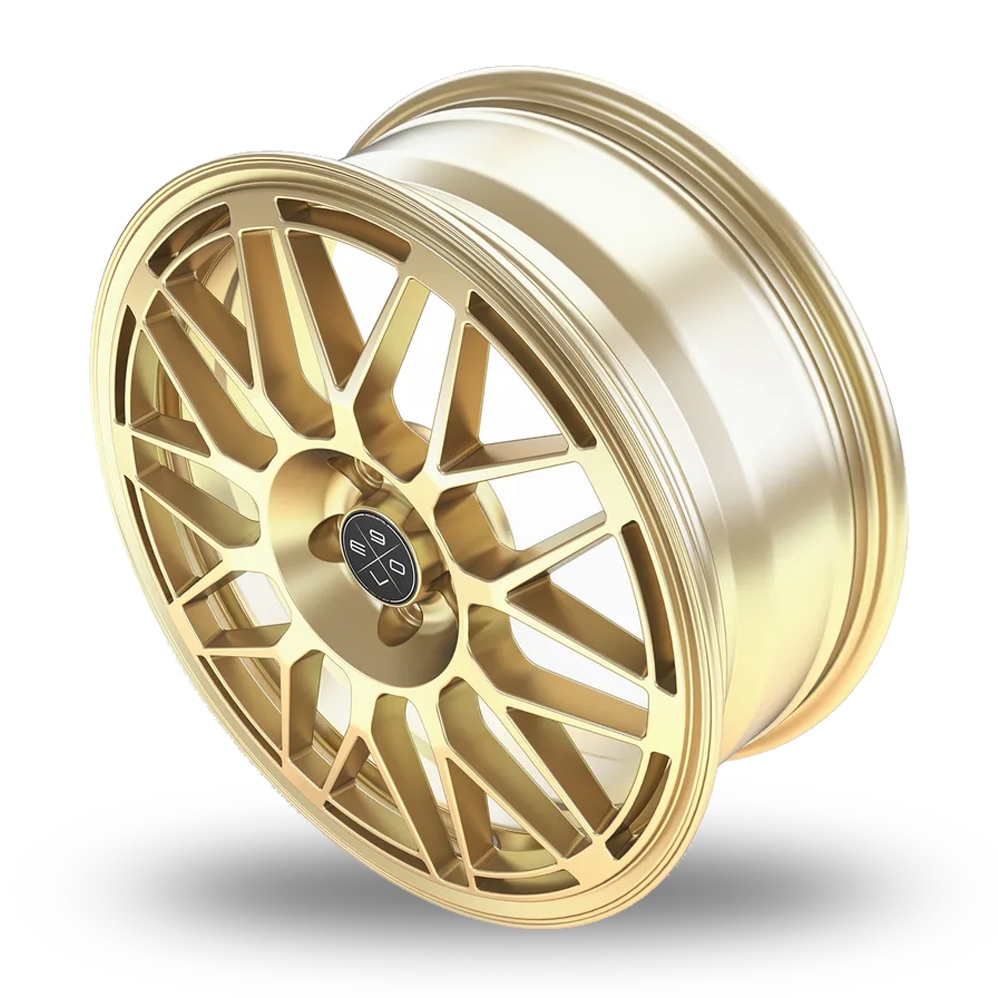 17" Fondmetal 9EVO Gloss Gold Alloy Wheels