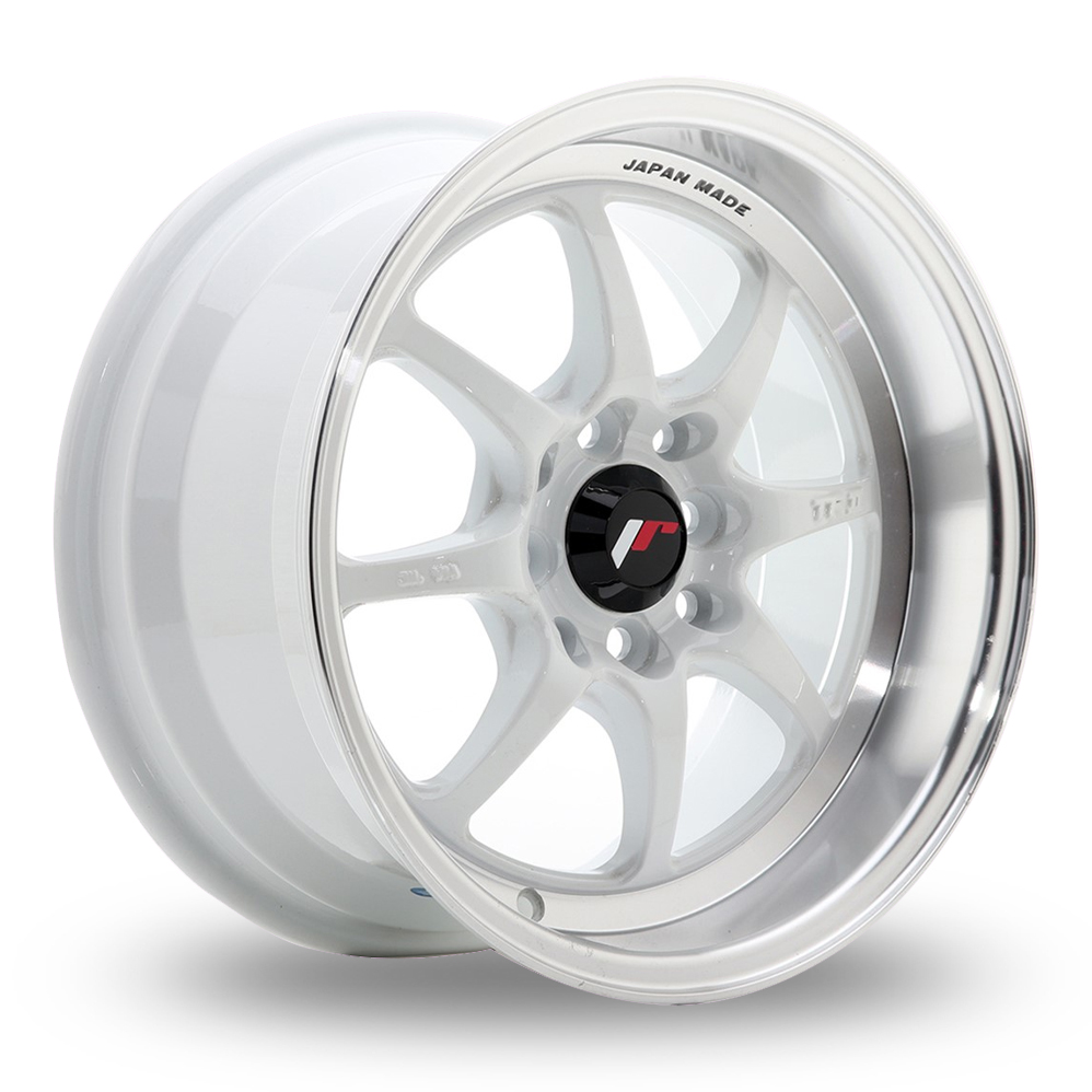 Japan Racing Tfii (7.5x15) White Alloy Wheels