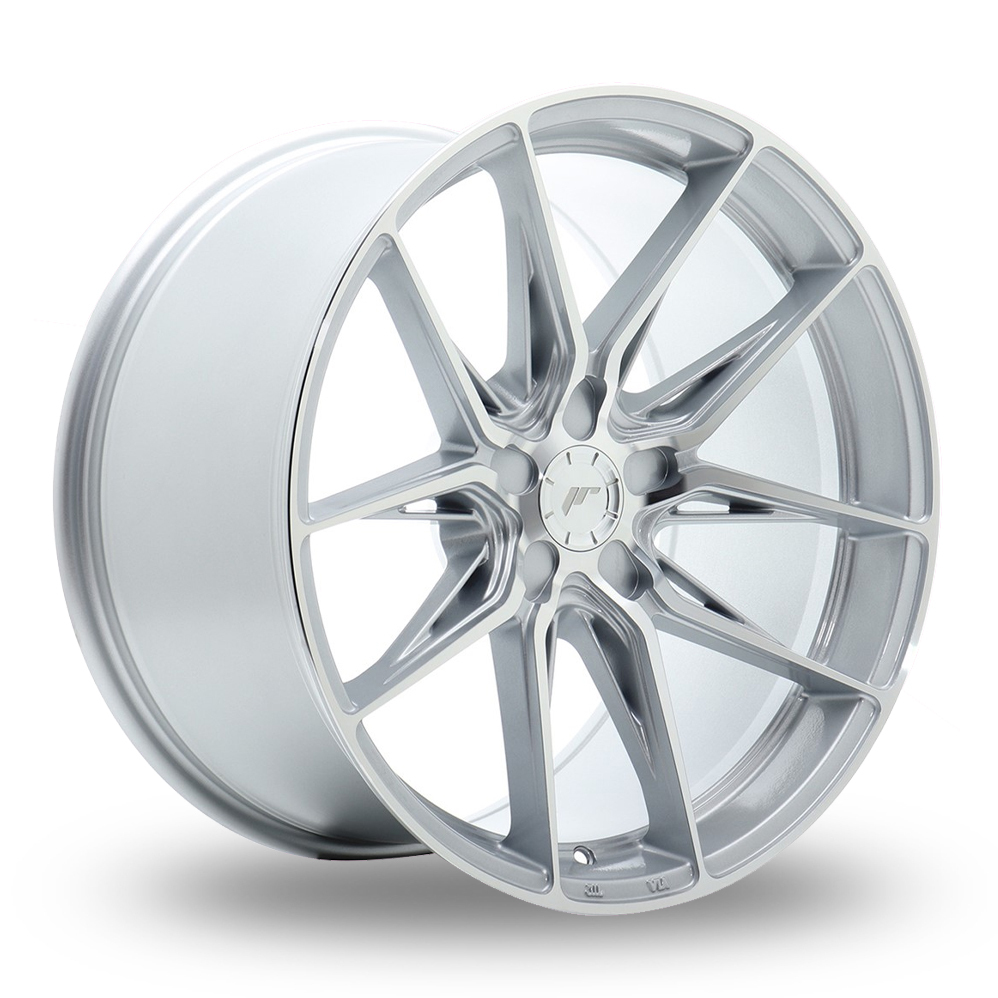 Japan Racing JR44 (9.5x19) (Custom Fitment) Silver Machined Face Alloy Wheels