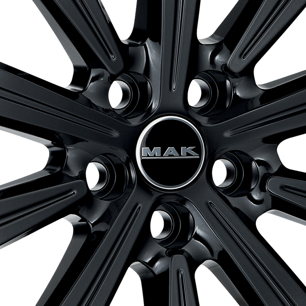 20" MAK Birmingham Gloss Black Alloy Wheels