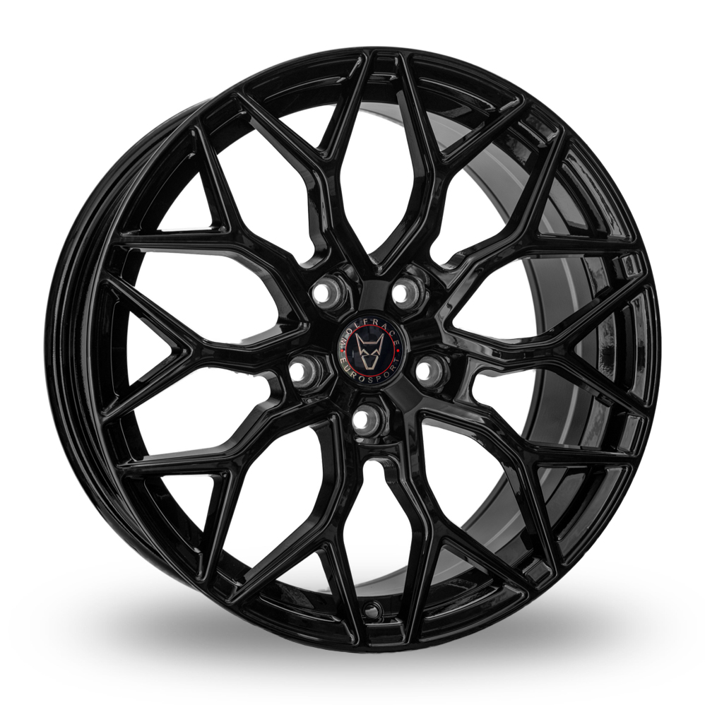 Wolfrace Eurosport Road Edition Urban Racer Gloss Black Alloy Wheels