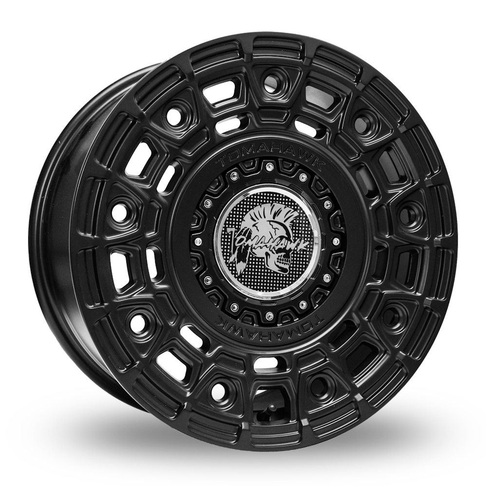 Tomahawk Yakama Satin Black Alloy Wheels