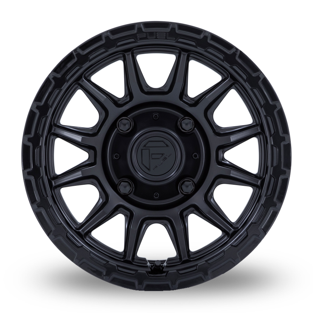 15" Fuel Off-Road FV866 Piston UTV (USA Warehouse) Matt Black Gloss Black Rim Alloy Wheels