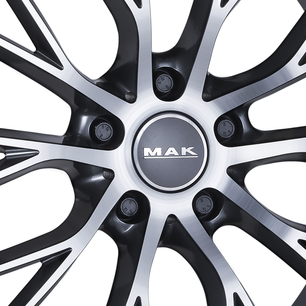 18" MAK Munchen Gunmetal Mirror Alloy Wheels