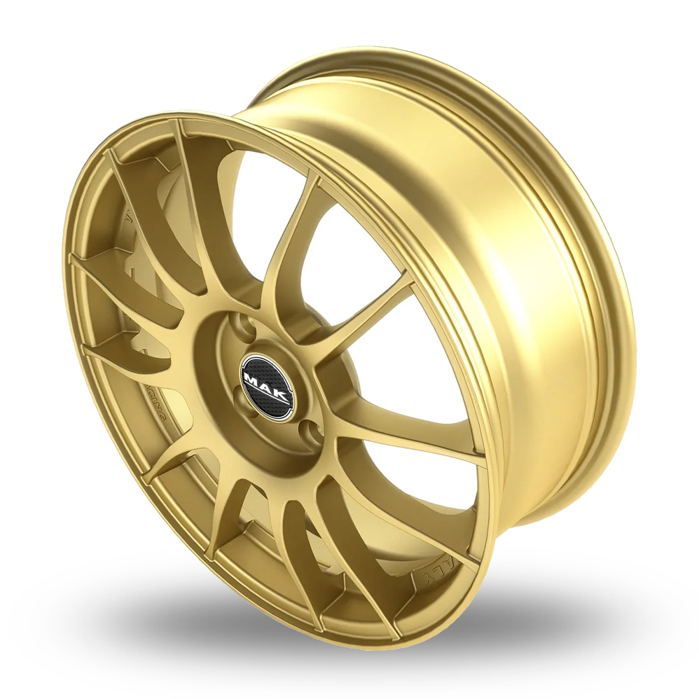 17" MAK XLR Gold Alloy Wheels