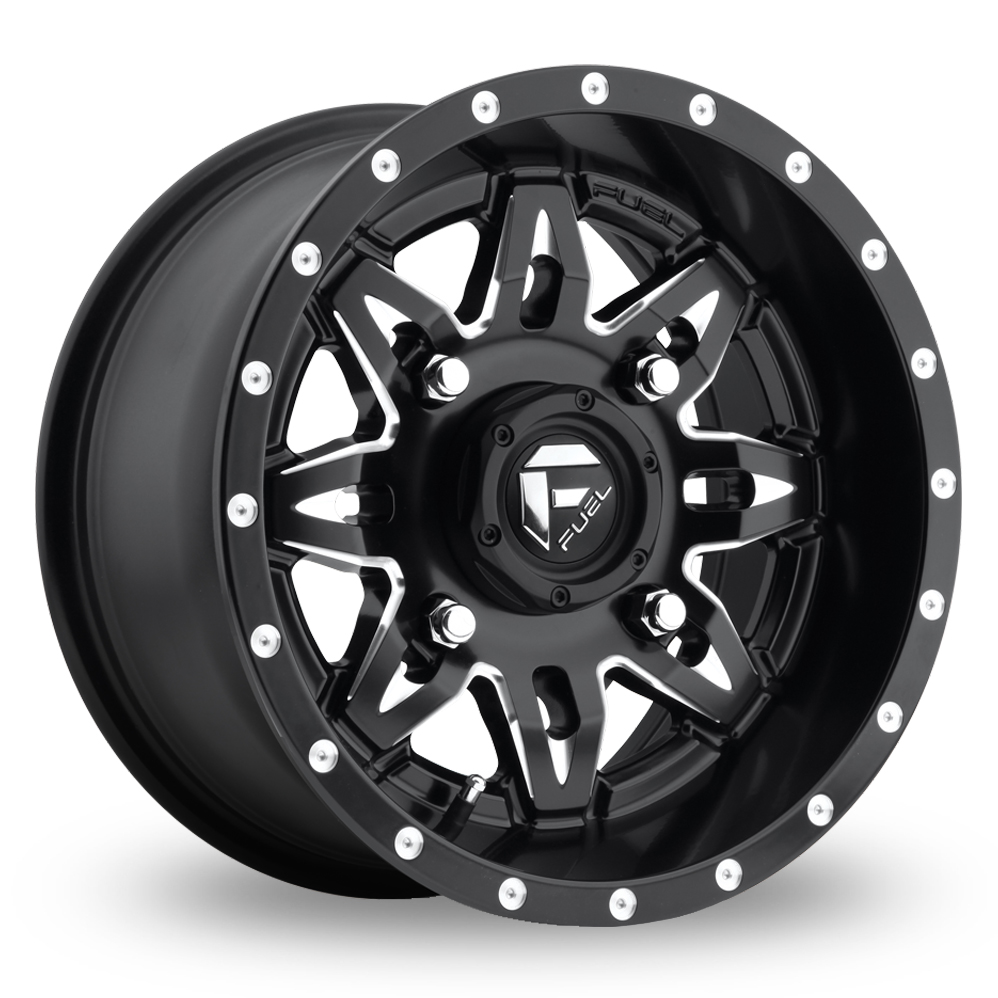 Fuel Off-Road D567 Lethal UTV (USA Warehouse) Matt Black Milled Alloy Wheels