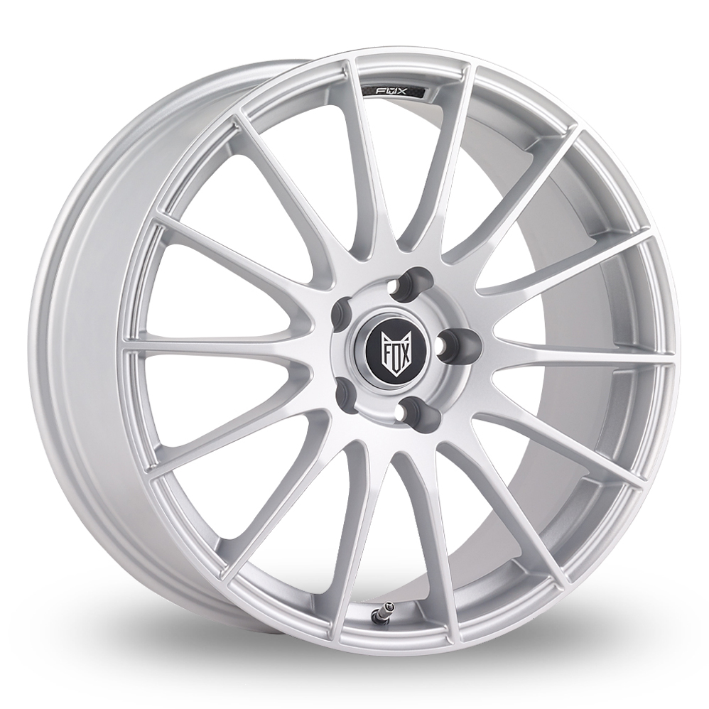 Fox Racing FX004 Matt Ice Silver Alloy Wheels